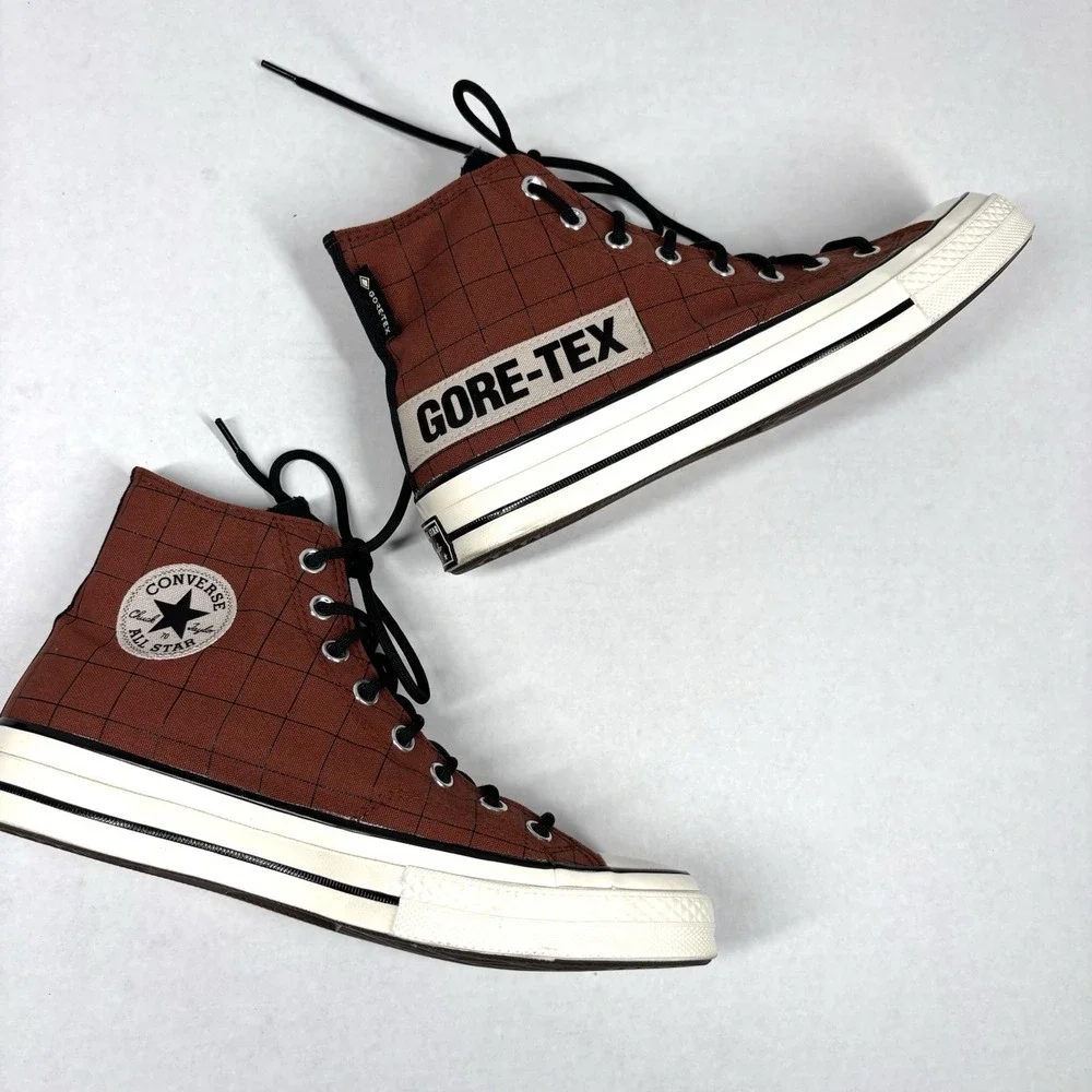 Converse Chuck‎ 70 GTX 171442c CEDAR BARK/EGRET/BLACK Shoes Mens 8.5 Womens 10.5
